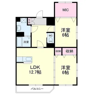 GRANDIR西浅田【7階】の間取り