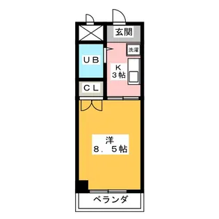 サンガーデン【1階】の間取り