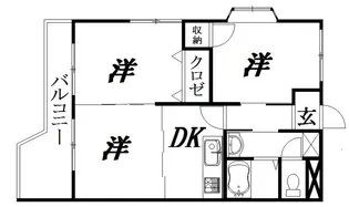 静岡県浜松市中央区蜆塚4【マンション】の間取り