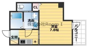 プレサンス谷町キャトル【5階】の間取り