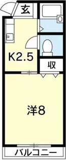 ハイツフローラ【1階】の間取り