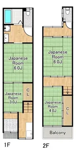 大阪府大阪市大正区北村1【一戸建】の間取り