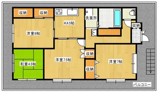 埼玉県戸田市中町1【一戸建】の間取り