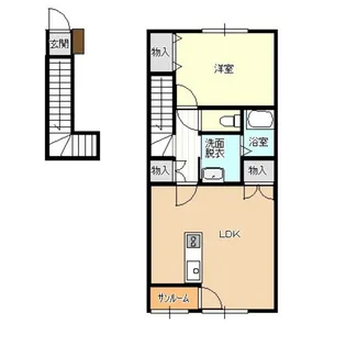 ビクトリア【2階】の間取り