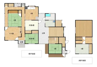 山口県熊毛郡田布施町大字大波野【一戸建】の間取り