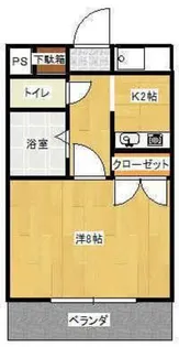 岡山県岡山市北区伊福町1【マンション】の間取り
