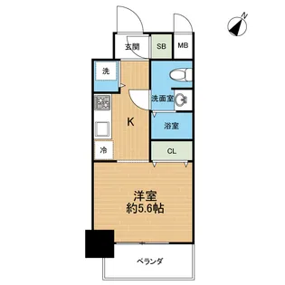 WAKASA OASIS(ワカサオアシス)【6階】の間取り