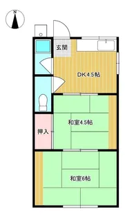 山手マンション【2階】の間取り