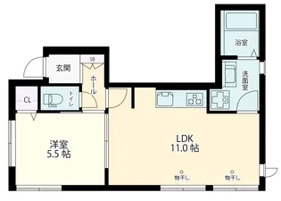 Mhaus【1階】の間取り