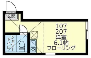 ホークファイブ【1階】の間取り