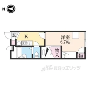 レオパレス星丘A【2階】の間取り