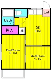 豊栄コーポ【2階】の間取り