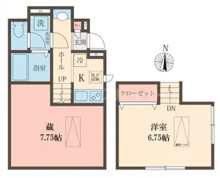 トレポルテ【1階】の間取り