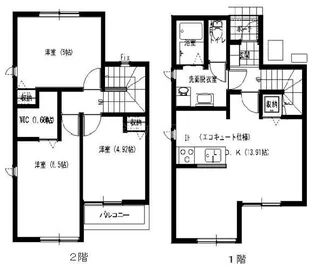 静岡県浜松市中央区広沢3【一戸建】の間取り