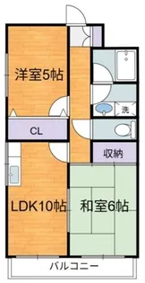 エクセル稲田【1階】の間取り
