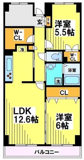東京都世田谷区給田3【マンション】の間取り