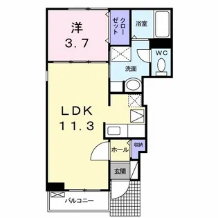 向日葵 II【1階】の間取り
