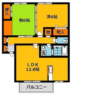 スターブル A【2階】の間取り