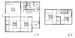 石川県金沢市末町16の【一戸建】の間取り