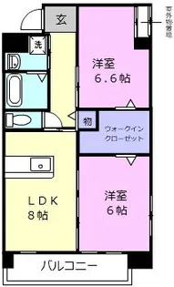 栗真MSビル【8階】の間取り