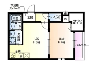 フジパレス堺北花田V番館【1階】の間取り