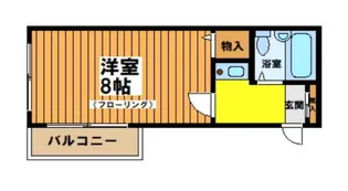 レオパレス幡ヶ谷第2【2階】の間取り