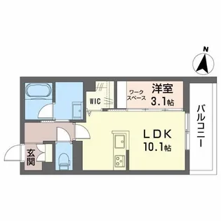 ドエル ジョーダン【3階】の間取り