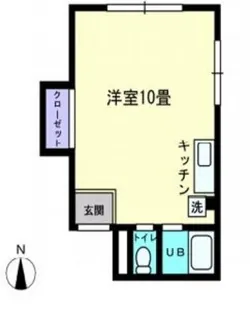 フレール津倉【3階】の間取り