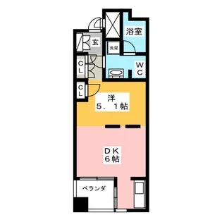 フォレスト久屋公園【4階】の間取り