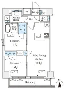 東京都台東区浅草橋5【マンション】の間取り