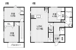 東京都世田谷区大原2【マンション】の間取り