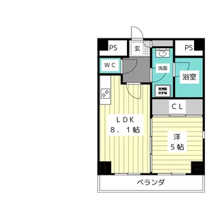 ハートインメイト【3階】の間取り