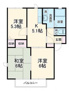 パインスクエア【1階】の間取り
