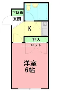 アイパレス茅ヶ崎【1階】の間取り