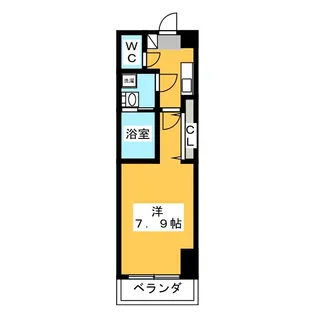 T.P.Cレジデンス府中【8階】の間取り