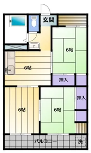 3DKの間取り画像