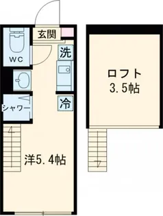 レジデンス・イン初台【2階】の間取り