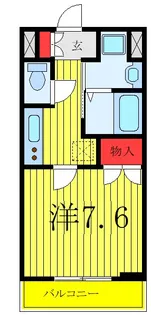 ヨウコースクウェア田端【3階】の間取り