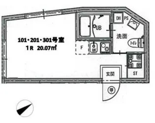 ディアマンテ糀谷【4階】の間取り