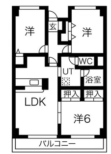 アーバンコートk【3階】の間取り