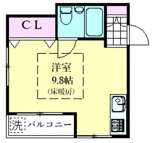 土井マンション【2階】の間取り