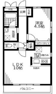 フローラ・コート【2階】の間取り