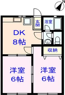 ココナッツ・プラザ【2階】の間取り