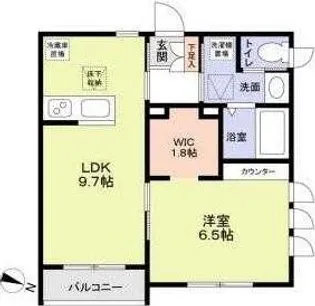 東京都中野区白鷺2【アパート】の間取り