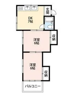 サンコーポアライ【1階】の間取り