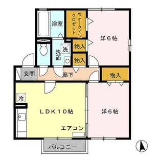 グランドソレイユ A【2階】の間取り