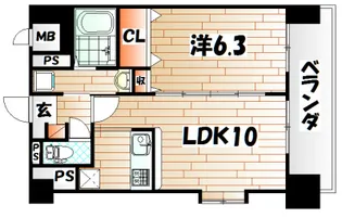 グラーツィア畠中【2階】の間取り