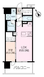プレシスヴィアラ湘南藤沢【3階】の間取り