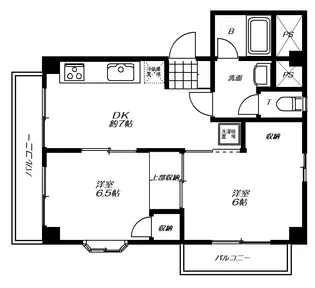 ニューチェリー【3階】の間取り