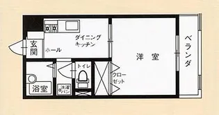 DI住吉コーポ【3階】の間取り